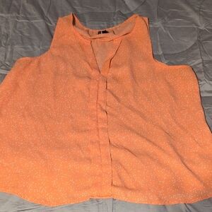 Maurices Peach Sleeveless Tank Top